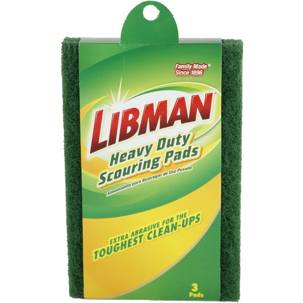 Libman Heavy Duty Scouring Pad For Multi-Purpose 7 in. L , 3PK 66